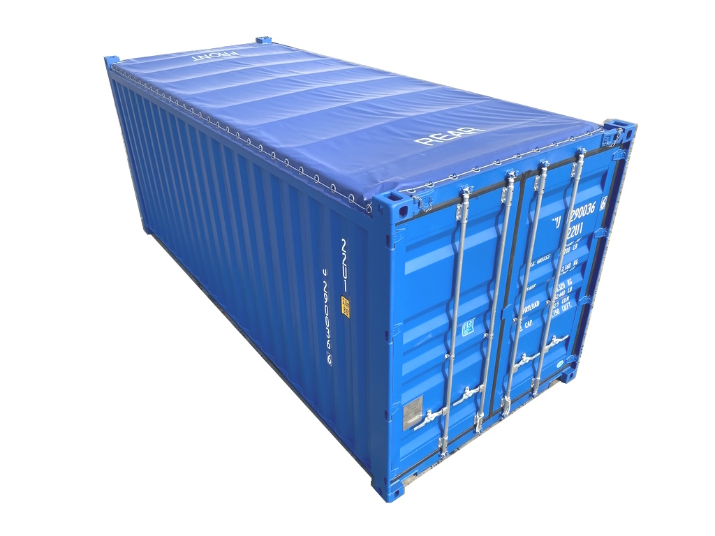 20' open top container