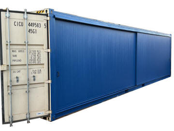 container 40' high cube ante scorrevoli