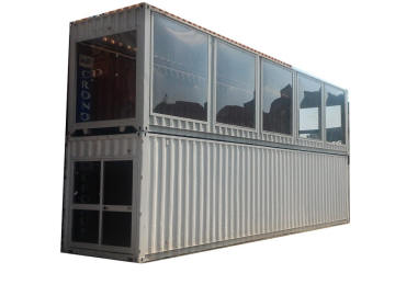 container 40' high cube vetrate