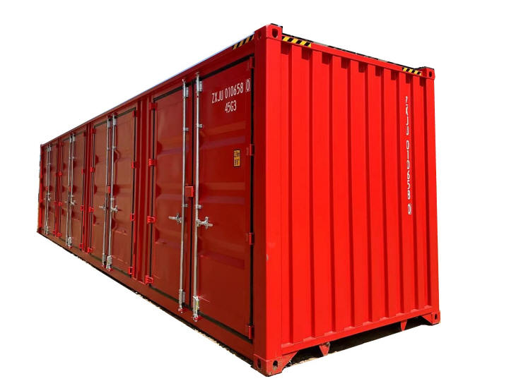 40' container open side vigili fuoco